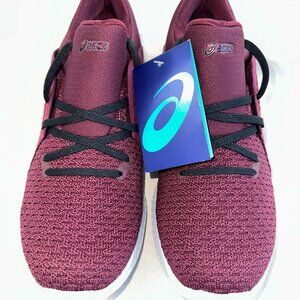 NEW Asics men's sz 10.5 burgundy Gel Kenun running training sneakers